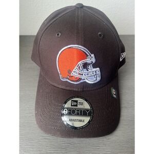 Cleveland Browns SnapBack Hat Adjustable New Era 9Forty Brown NWT